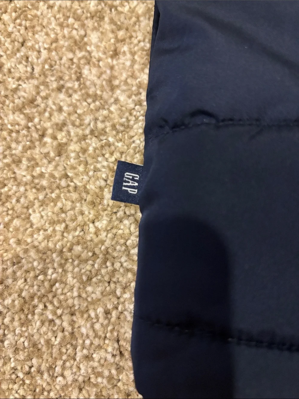 GAP Navy Quilted Puffer Vest for Kids